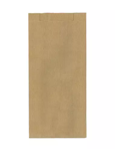 Sachets papier à soufflets kraft brun 60g - 10 + 4 x 21 cm