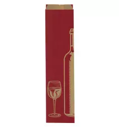 Sachets cadeau pour caviste à motif bouteille