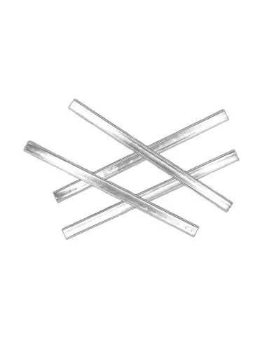 clips de fermeture en kraft pour sacs SOS 13cm agrentés