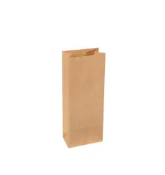 100 Sacs SOS papier kraft brun 7 + 4 x 17,7 cm