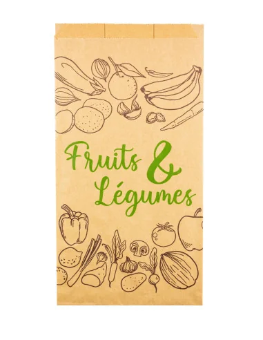 Sachets à fruits et légumes en papier 1kg