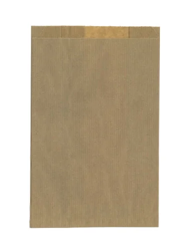 Sachets à soufflets en papier kraft brun 50g - 14 + 7 x 21 cm
