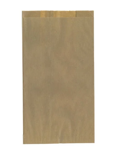 Sachets à soufflets en papier kraft brun 50g - 14 + 7 x 25 cm