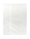 1000 sacs plats sans soufflets kraft blanc 12 x 16 cm
