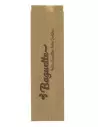 1000 sacs à baguette de pain kraft brun imprimés 10 + 6 x 34 cm